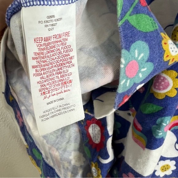 Mini Boden Multicolor Unicorn and Floral Dress size 4/5 - Picture 10 of 12
